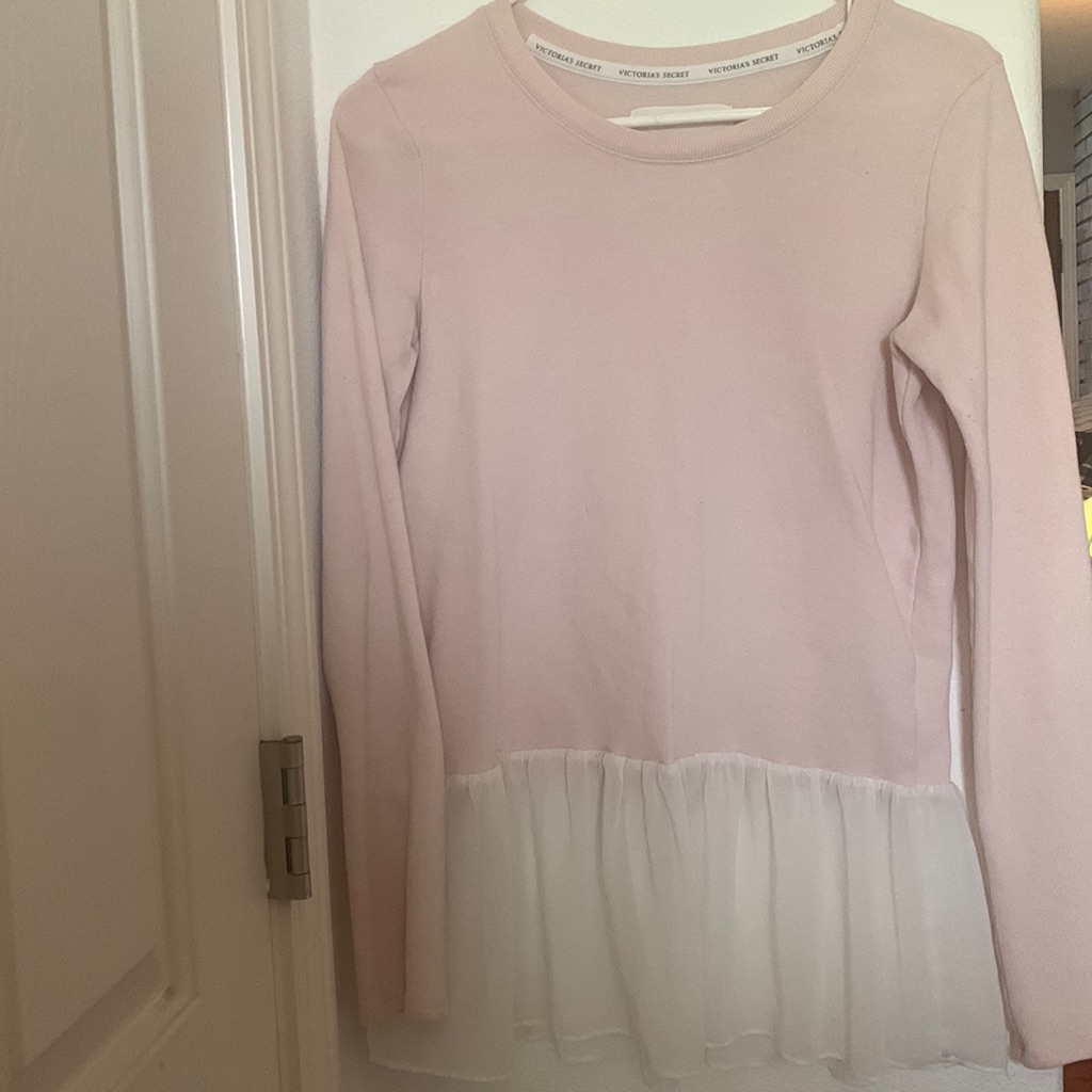 Victoria’s Secret Tulle Hem Pullover Sweater